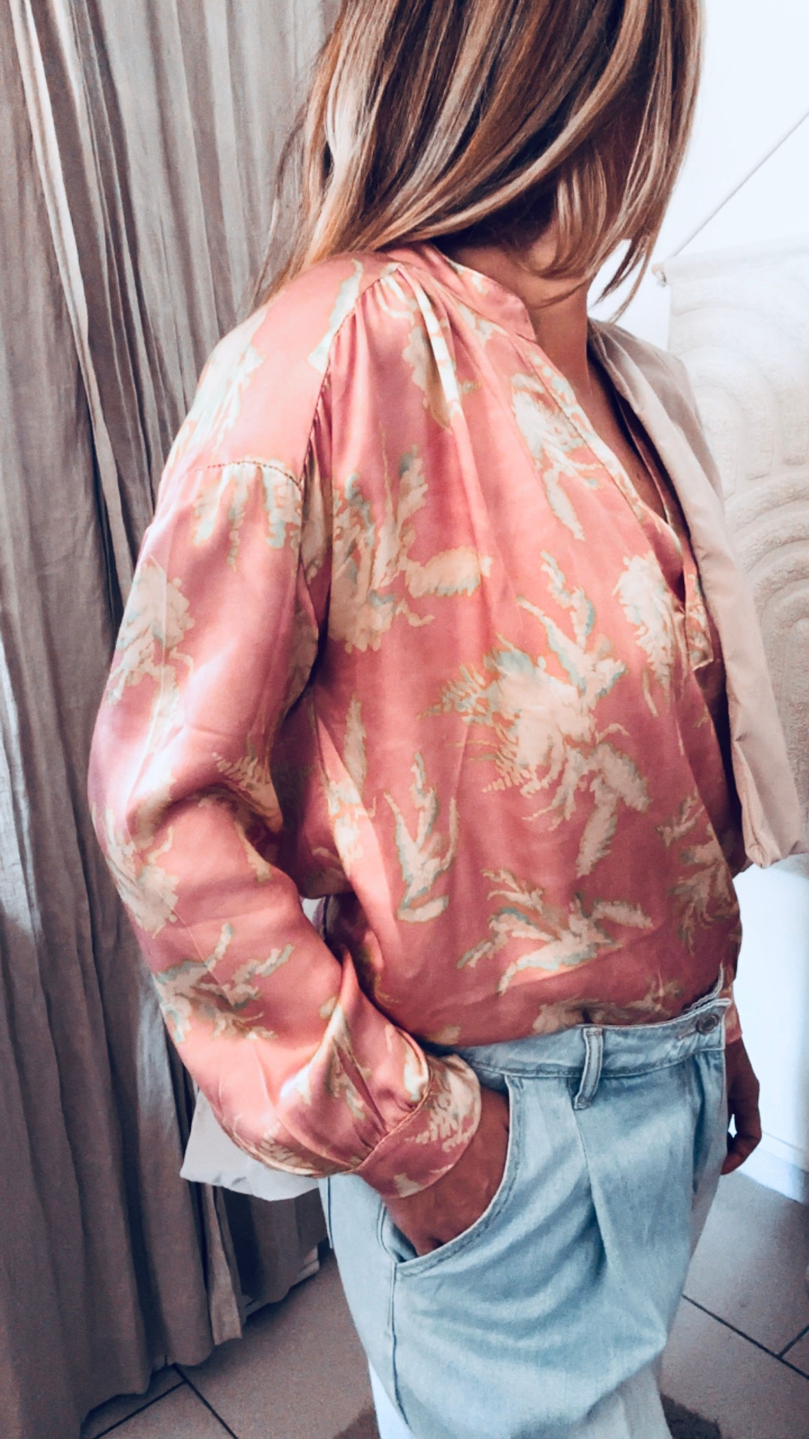 Blouse Bali rose 