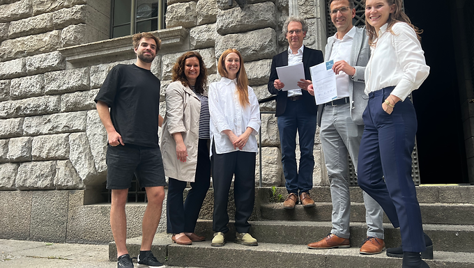 Übergabe des Gesetzesentwurfs (Klimaanpassungsgesetz)