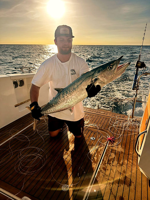 Man holding large fish