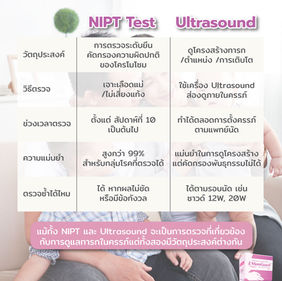 🤰 NIPT vs Ultrasound ต่างกันยังไง? ตรวจซ้ำได้ไหม?