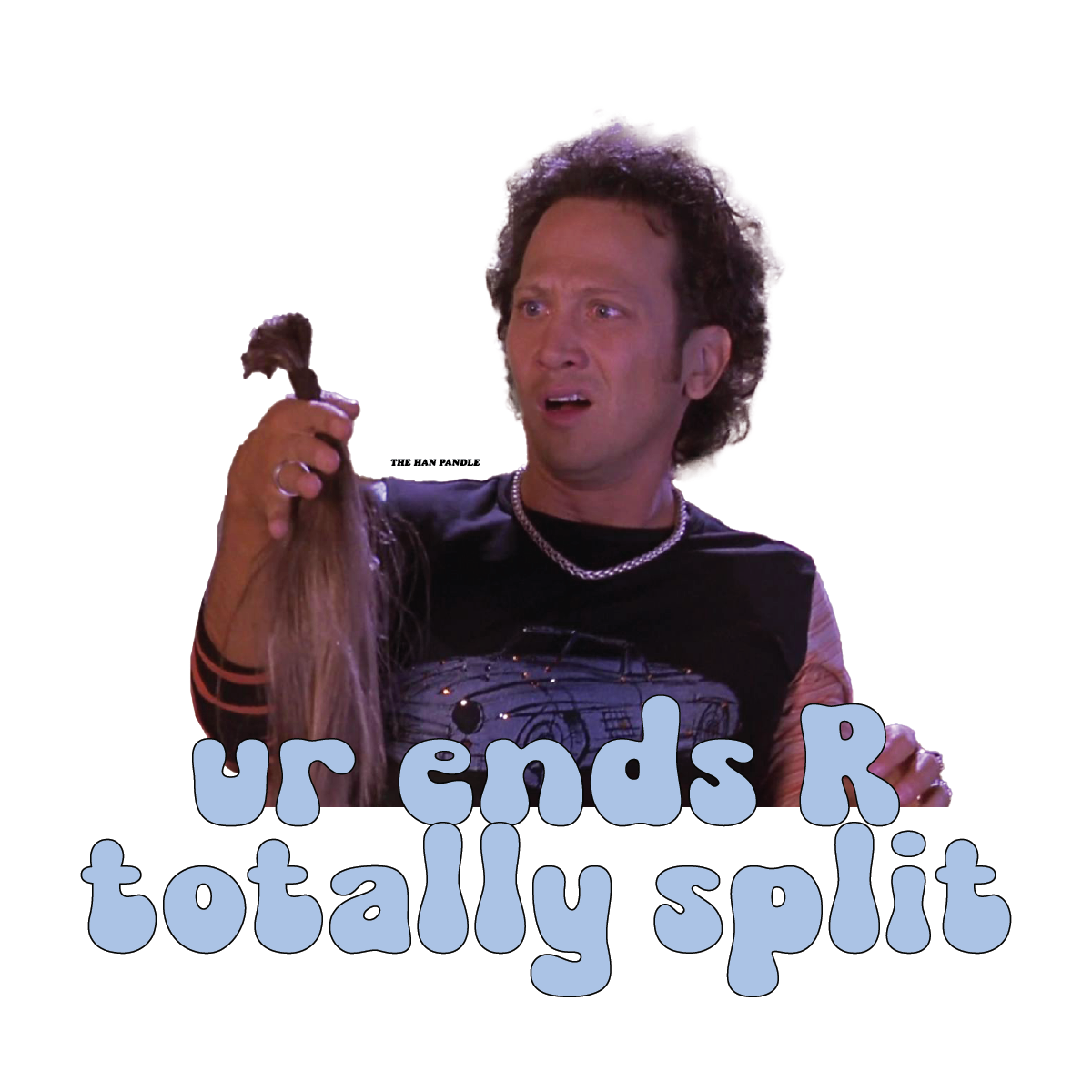 Split Ends Vinyl Decal