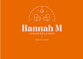 Hannah M Counselling Logo orange