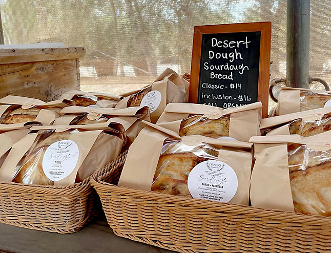 Fresh Local Bread and Baked Goods at Olivehill Farmstand Fallbrook CA