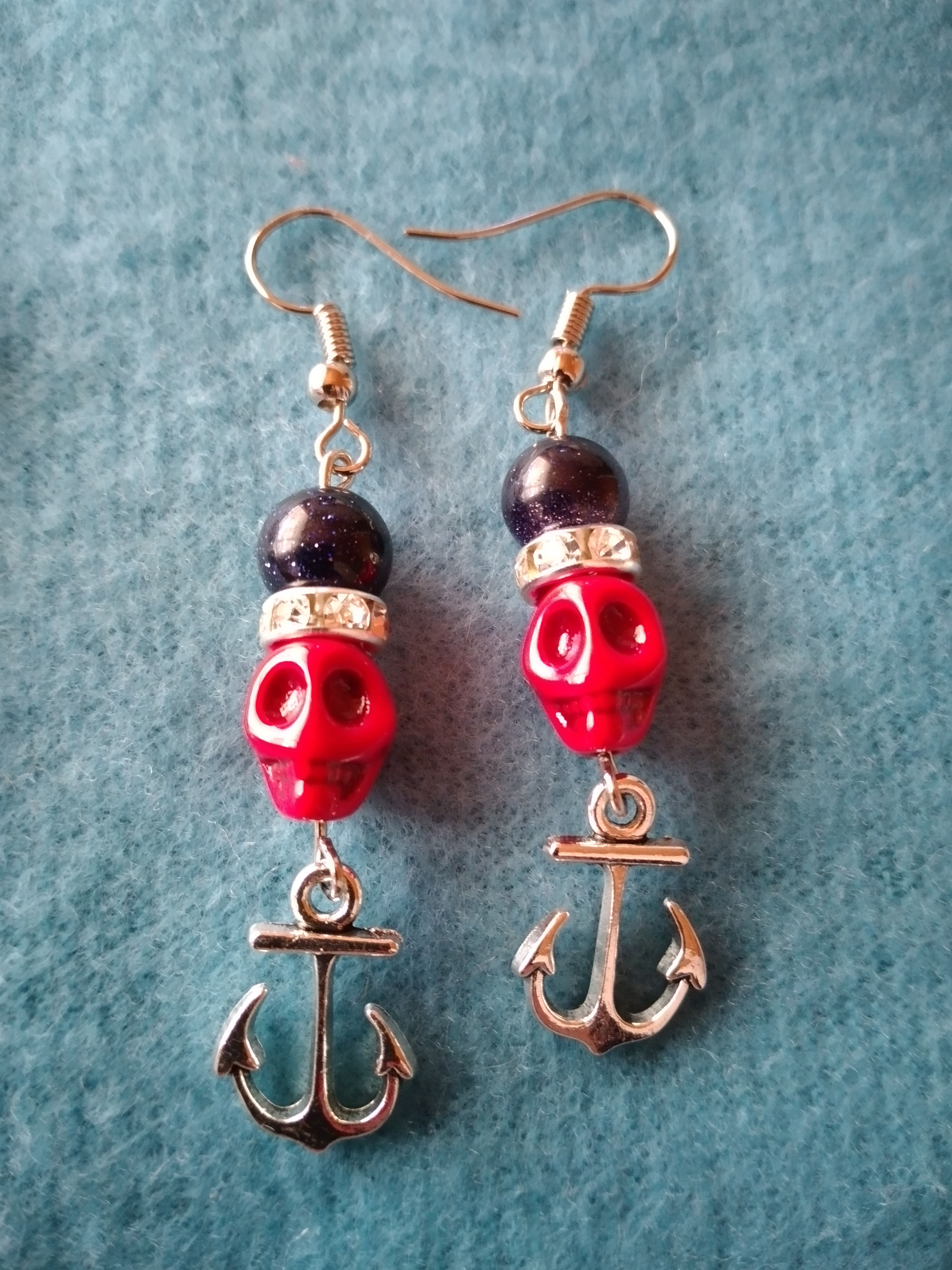 Aretes de calavera