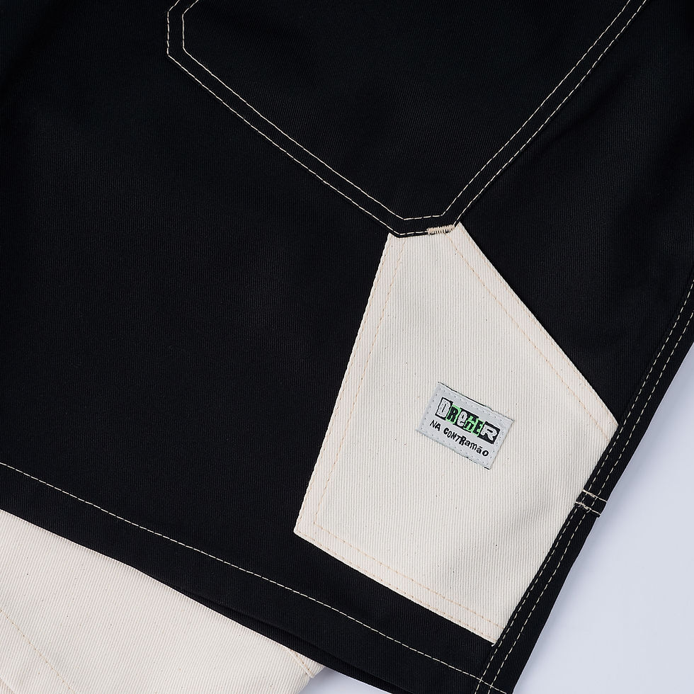 Miniatura: Short Carpinteiro P&B