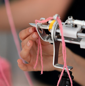Tufting Gun im Workshop