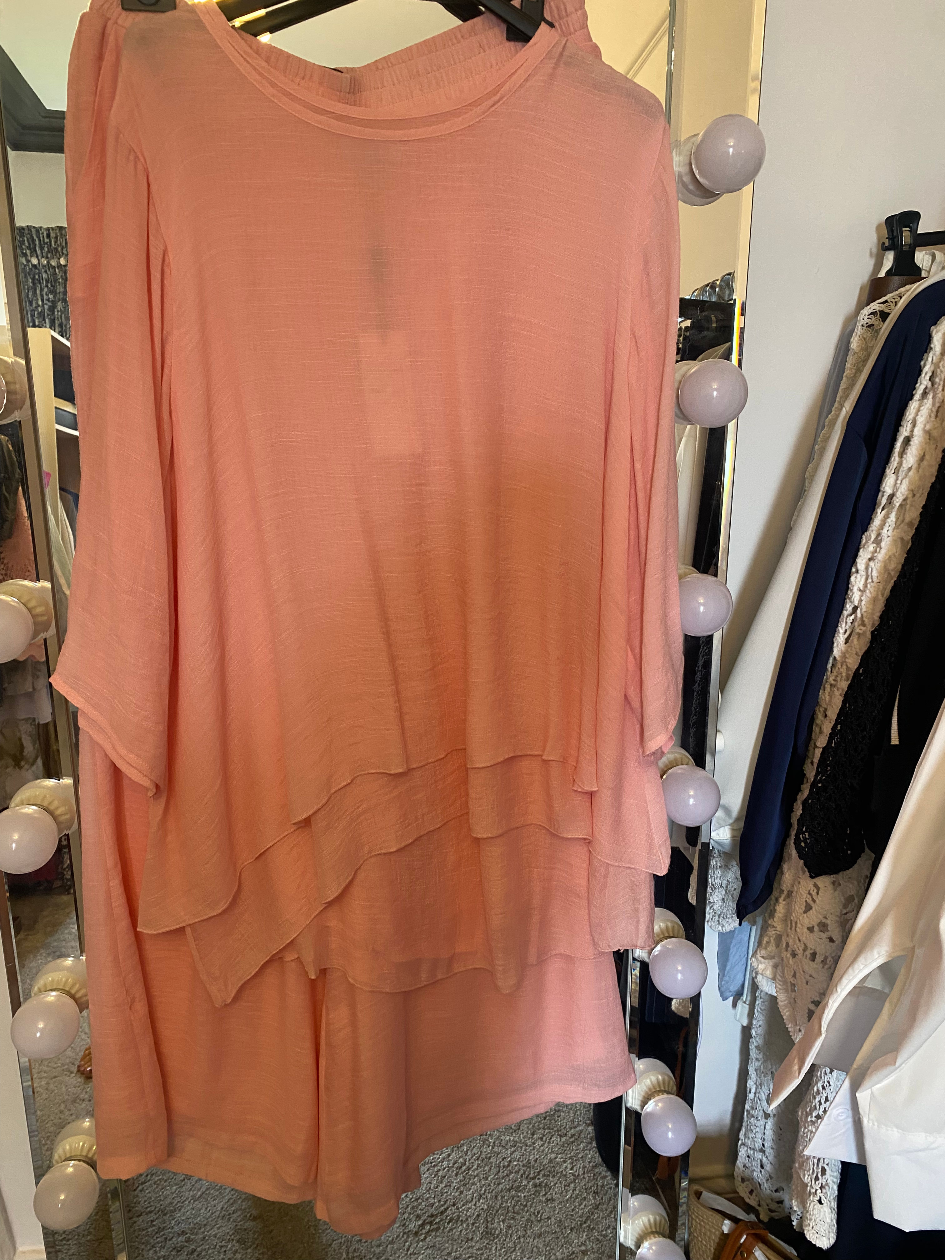 Plus size trouser suit 