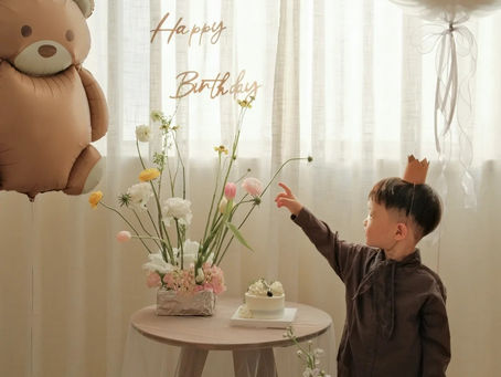 🎈 兩歲生日派對佈置｜家庭版溫馨氣球佈景紀錄