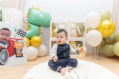 抓周完成瞬間，全家一起見證 | 森森抓周