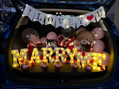 後車廂驚喜 × 空飄波波球，讓派對氛圍瞬間升級｜樂氣球派對佈置