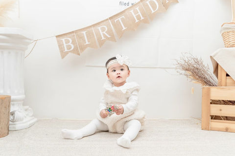 中式抓周暖身區實拍，寶寶慢慢進入派對狀態 | 森森抓周台中店