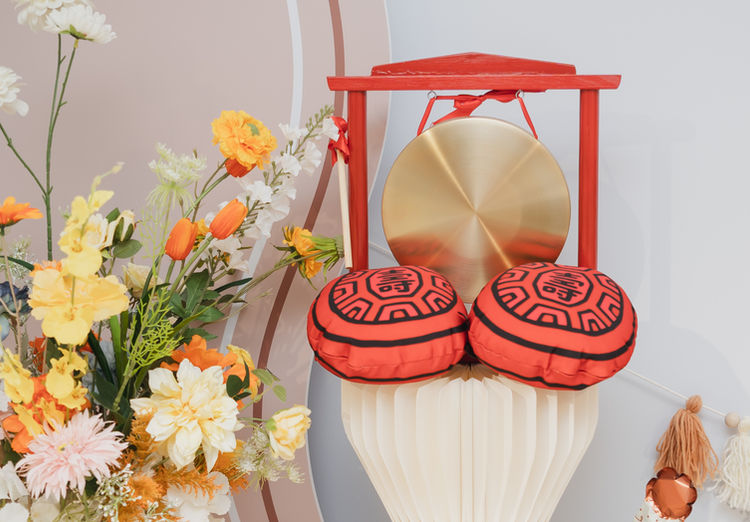 森光派對平安鑼儀式道具展示，大型派對祝福流程環節｜台北