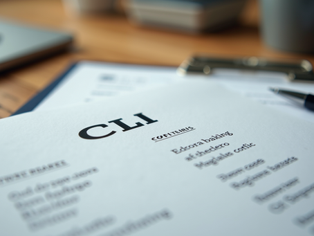 well-structured CV ready for submission