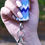 Thumbnail: Blue and White Bling it on Pepper Spray