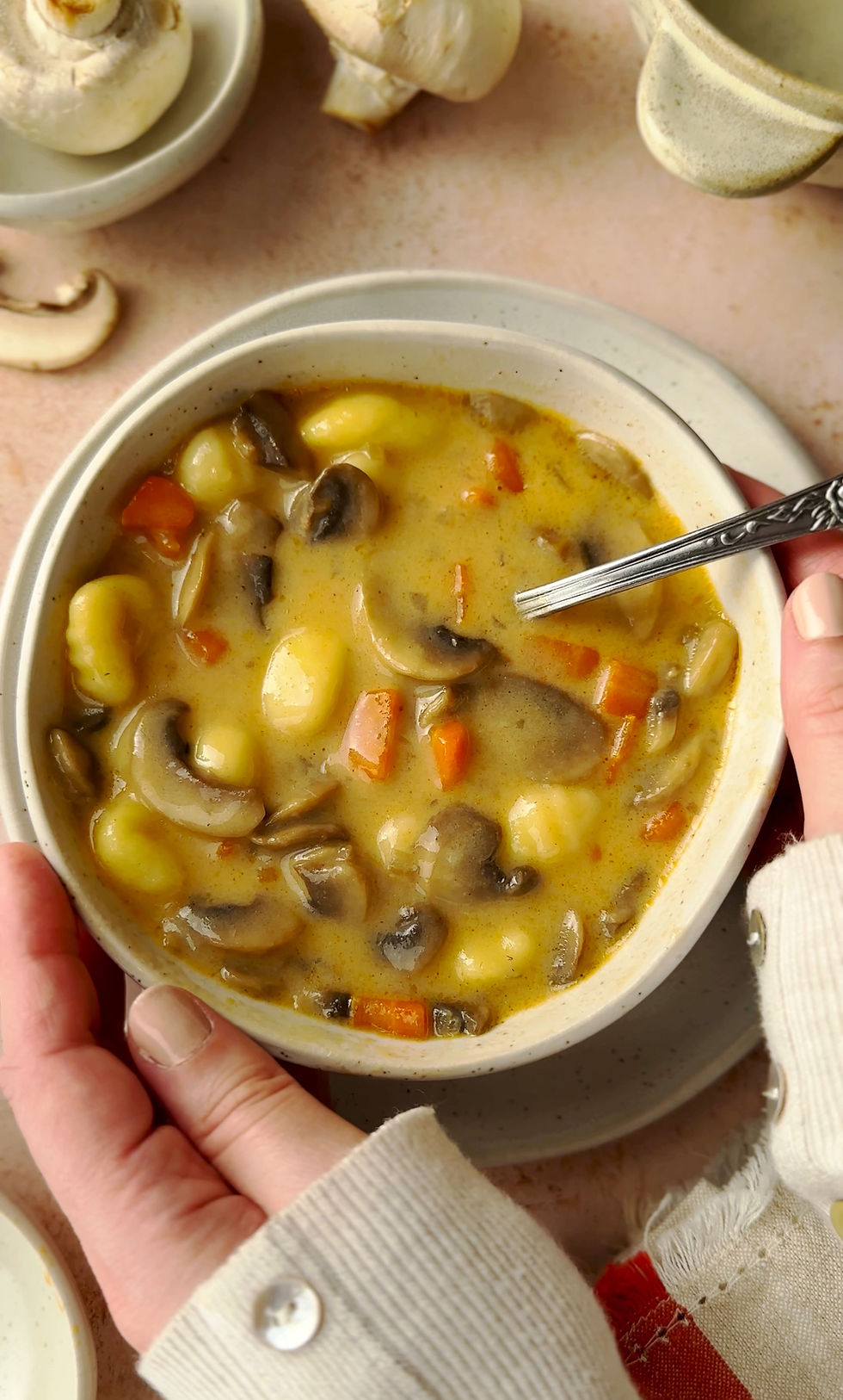 Μανιταρόσουπα με νιόκι