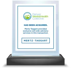 Denver Mental Health Collective Deal Trophy