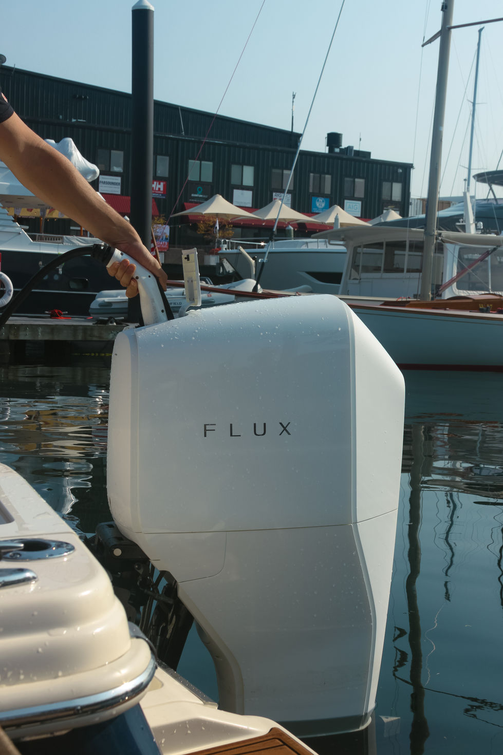 Motor charging port 