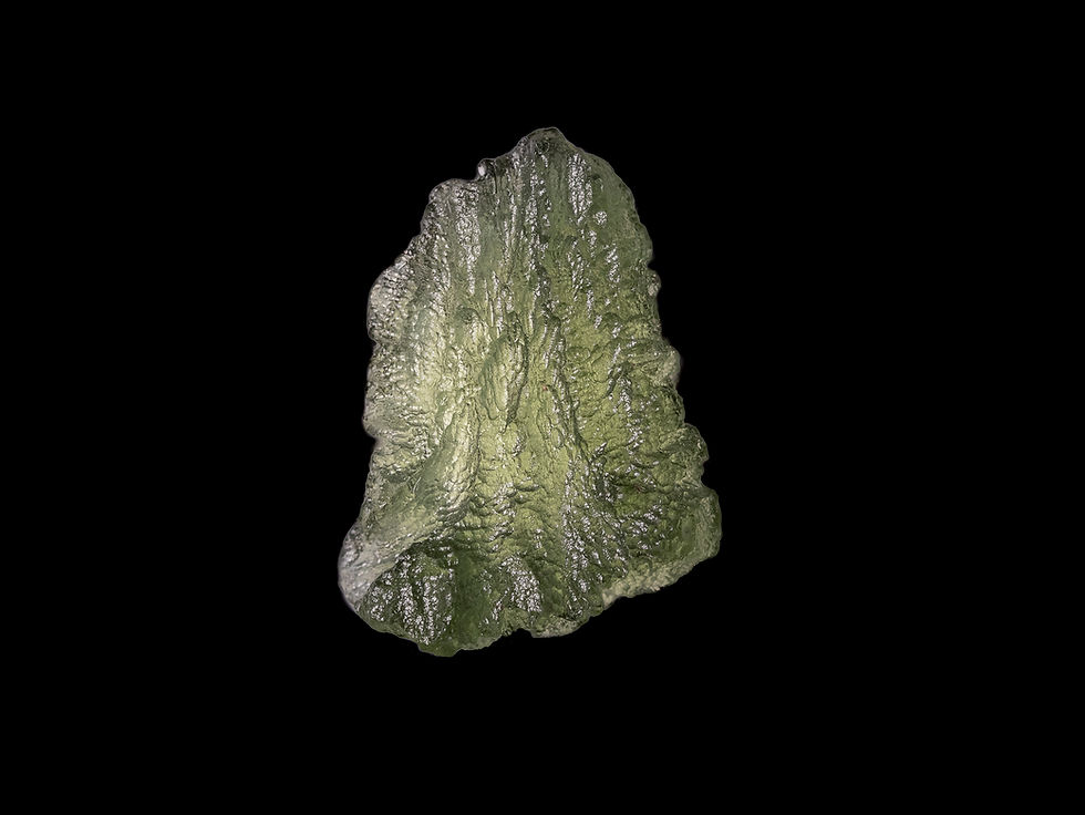 Thumbnail: Vista  frontal fotografía Moldavita alta calidad