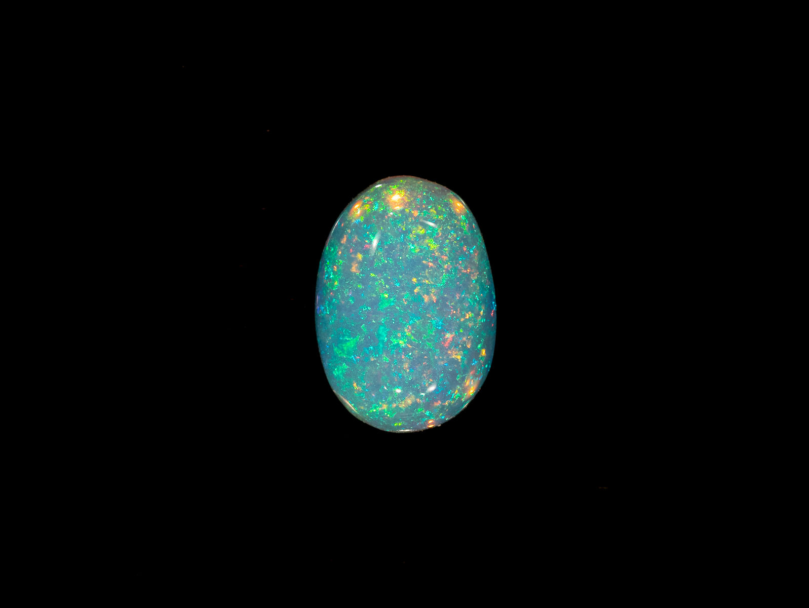 Piedra preciosa Ópalo Etíope multicolor 1,5 ct