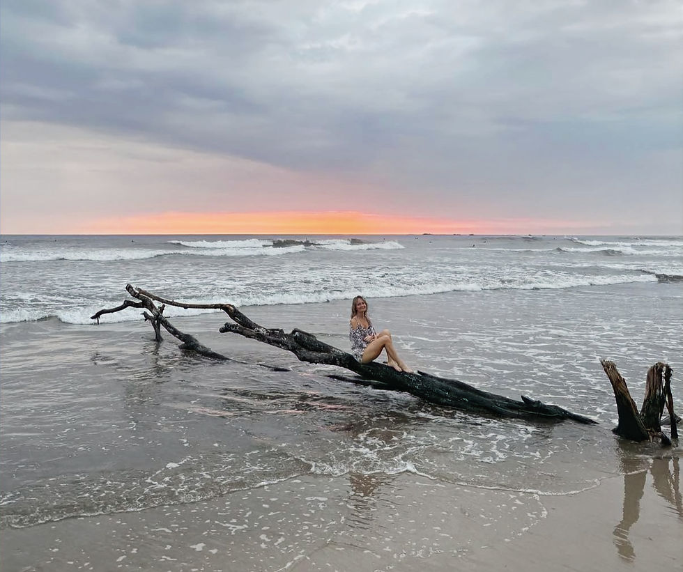 Nosara Beach is amazing for sitting, walking, surfing or enjoying the view.