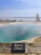 Yellowstone Black Pool hot spring