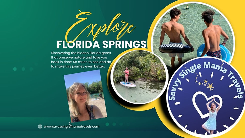 Different Springs in Florida to bring your family 