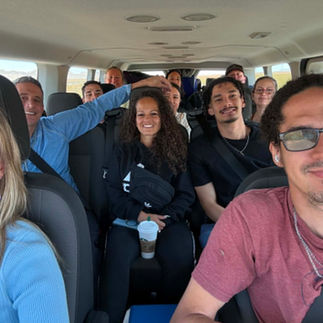 People loaded up in the Van on our SoulScaping Utah Retreat