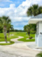 Golf Course path that snakes through Viera