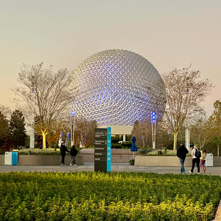 Epcot at Dusk is delightful