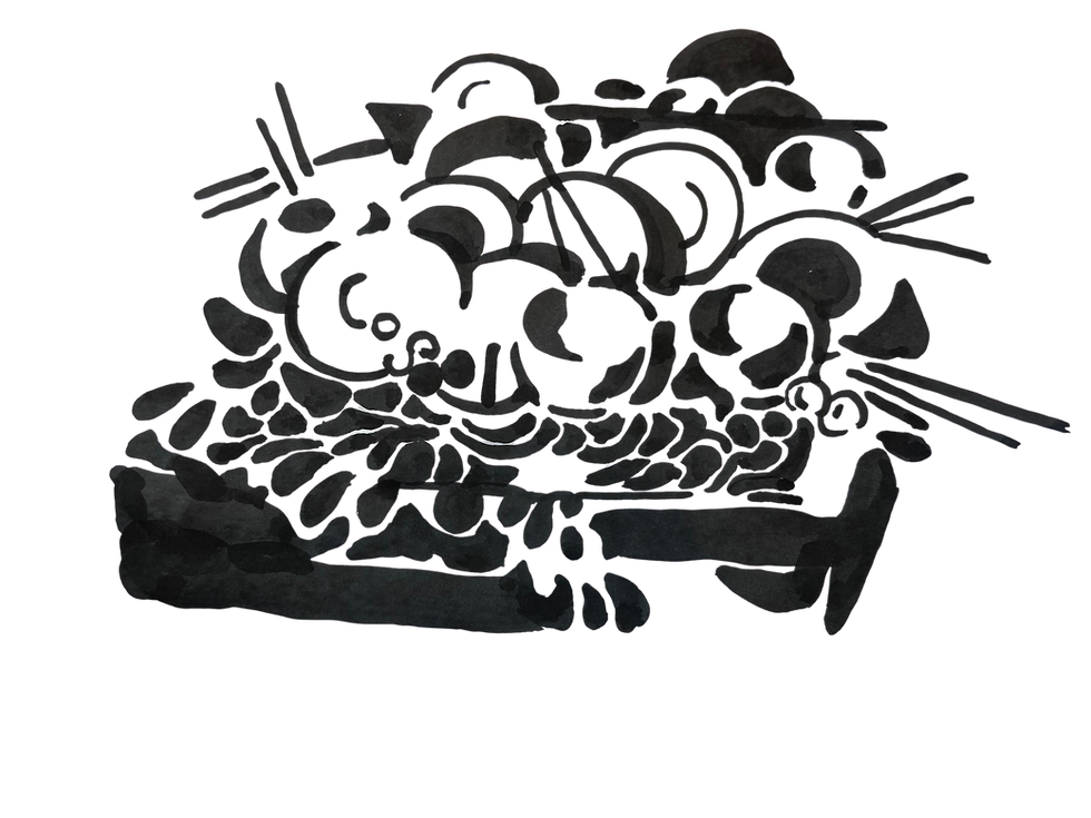 Congee Shop Kitchen 粥店后厨 21.59 cm × 27.94 cm 2025