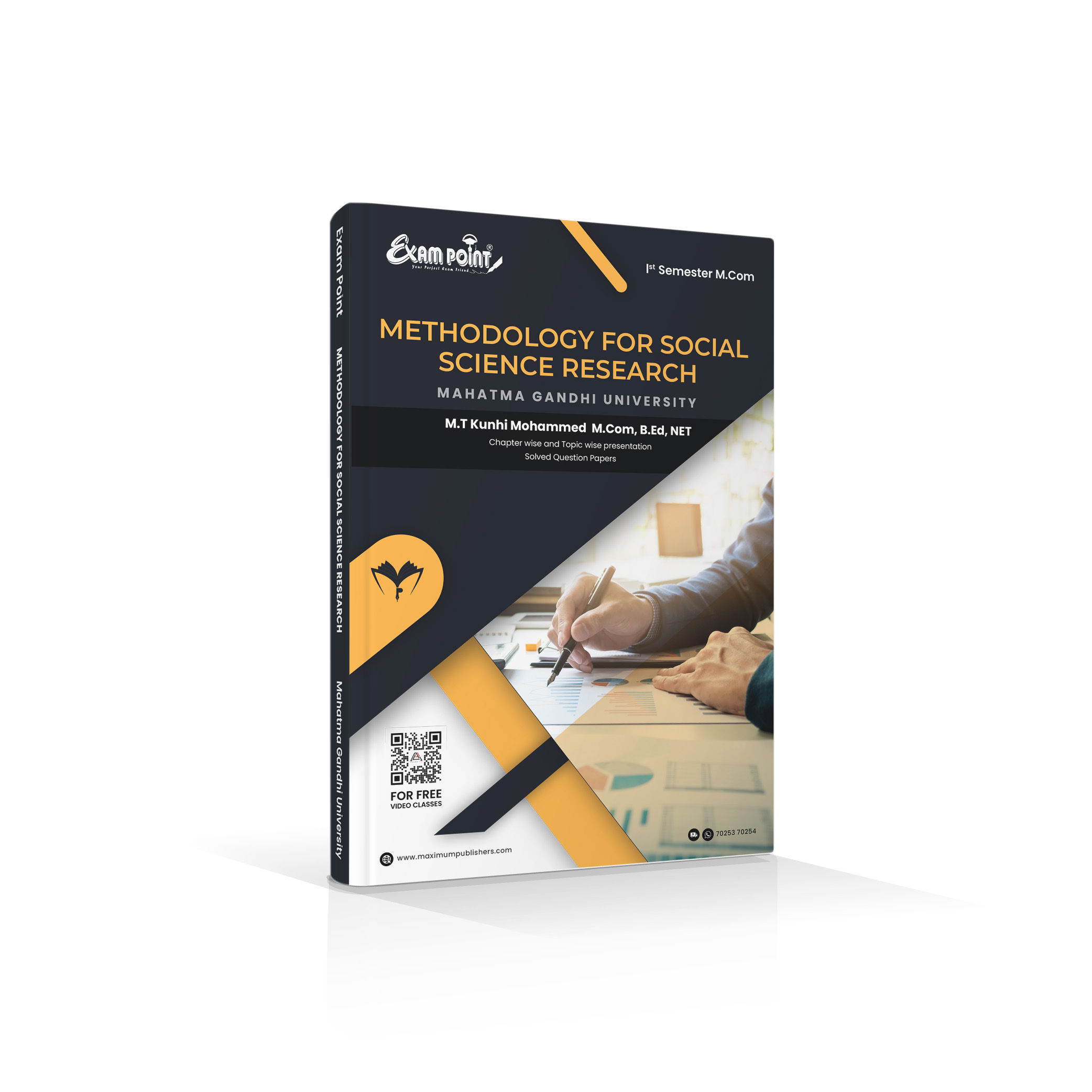 Exam Point for METHODOLOGY FOR SOCIAL SCIENCE RESEARCH for MG University I Sem.