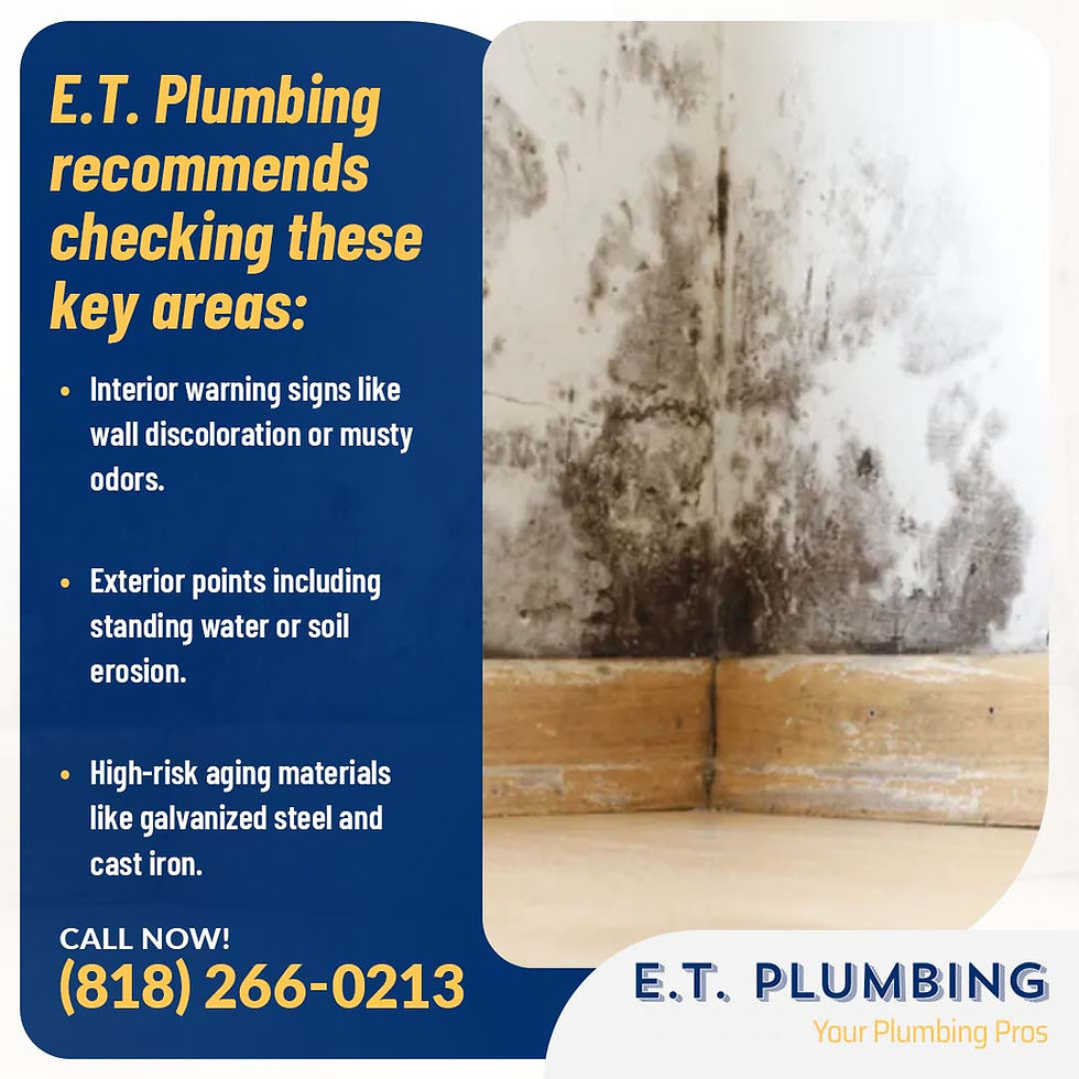 Wall discoloration and moisture damage inside a home, showing common warning signs of a hidden plumbing leak.