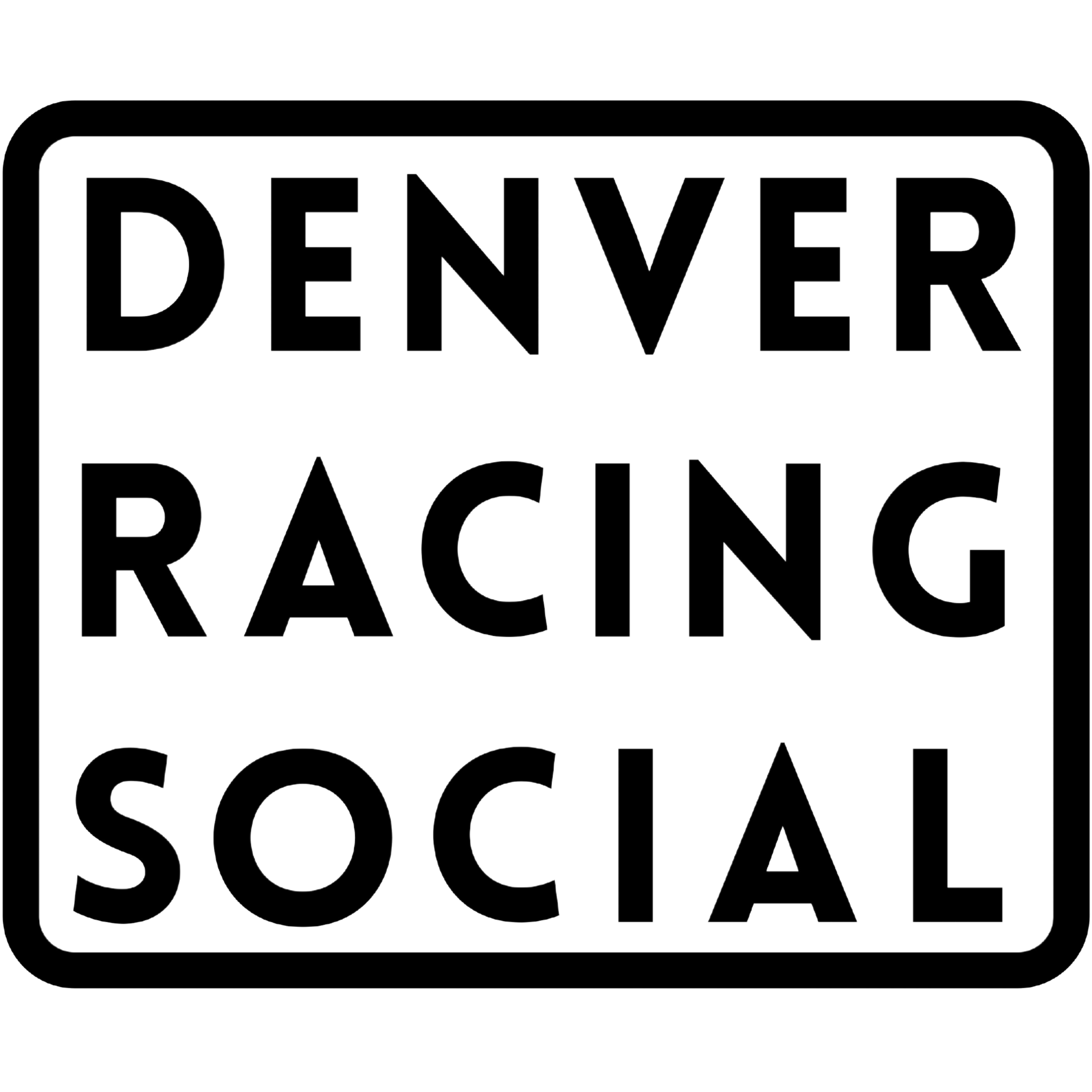 Denver Racing Social Logo