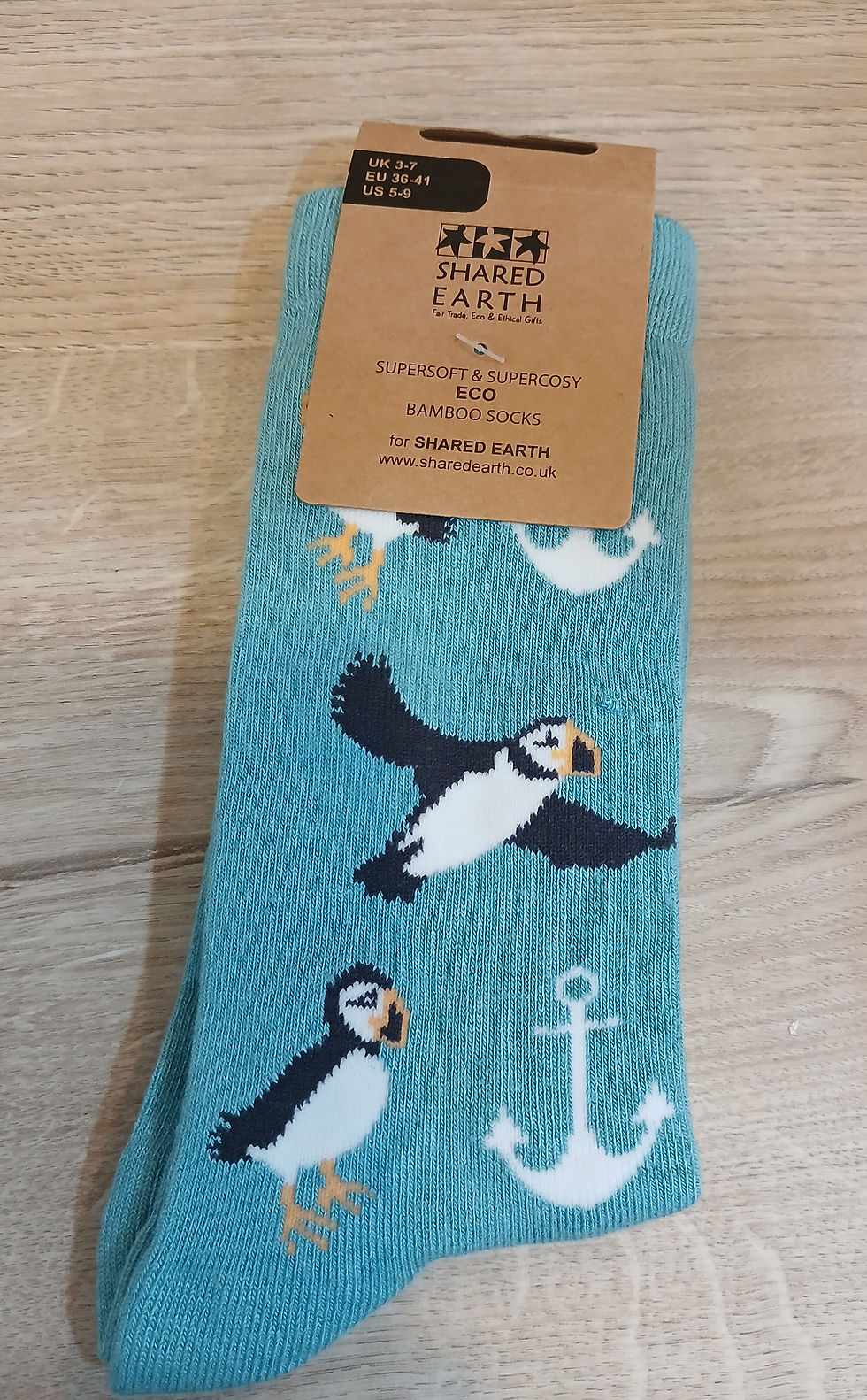 puffin bamboo socks