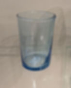 Blue recycled glass tumbler