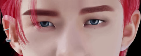 Hyunjin half (Stray Kids)