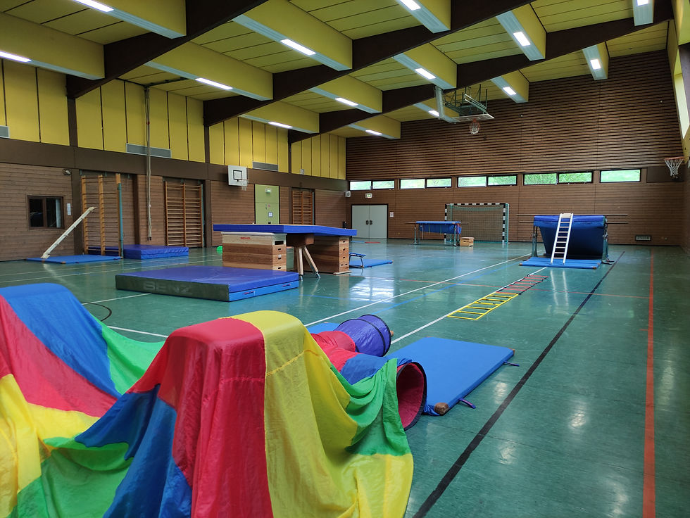 Der Sommer-Parcours für das Mini-Sportabzeichen bestand aus neun Stationen, an denen sich die Kinder austoben konnten.
