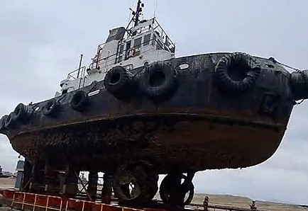 Used Model Bow Tug for sale, Remolcador usado a la venta, Used 34 Ton Bollard Pull Tug, used twin screw Tugboat for sale