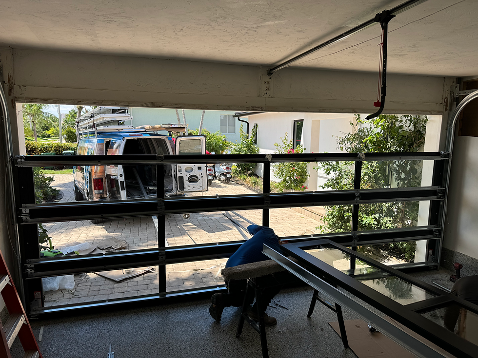 Thumbnail: Glass Garage Door