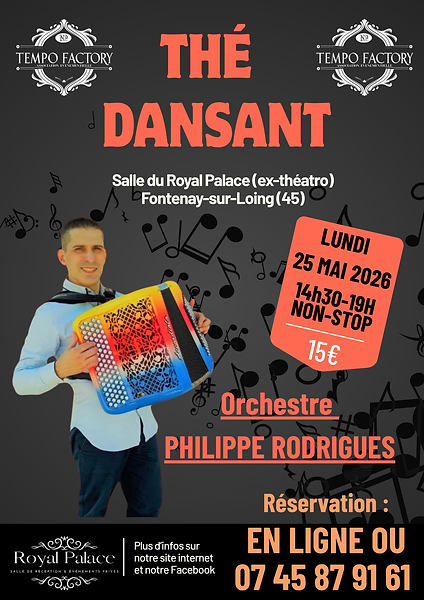 Thé dansant 25 mai 2026