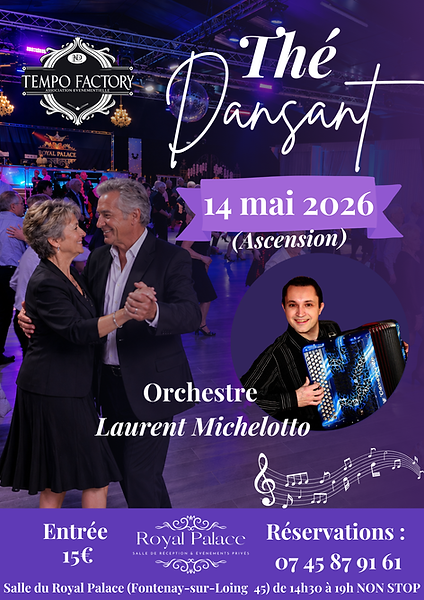 Thé dansant 14 mai 2026