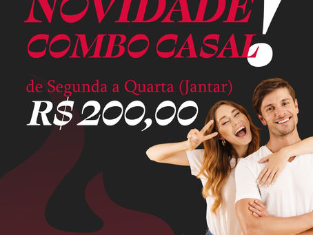 Promoção para casal ❤️