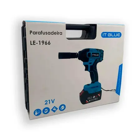 parafusadeira it-blue na embalagem