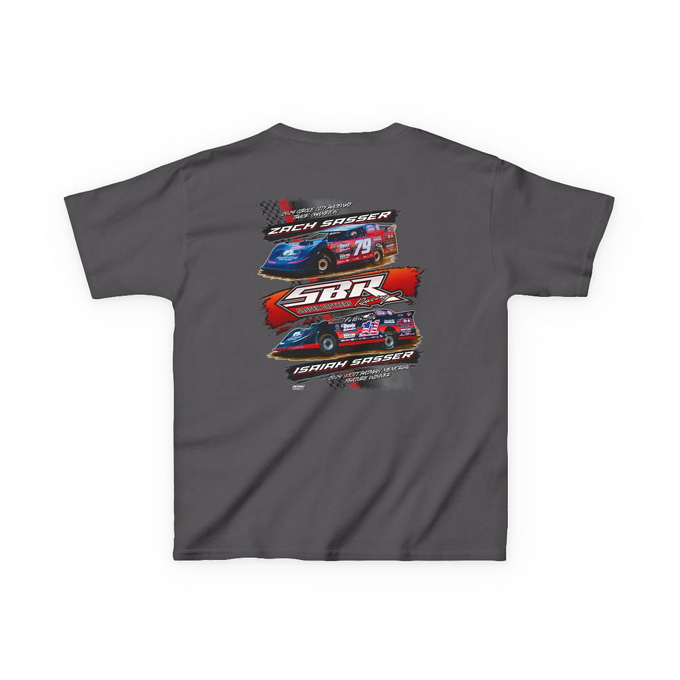Thumbnail: SBR 2 car Kids Heavy Cotton™ Tee