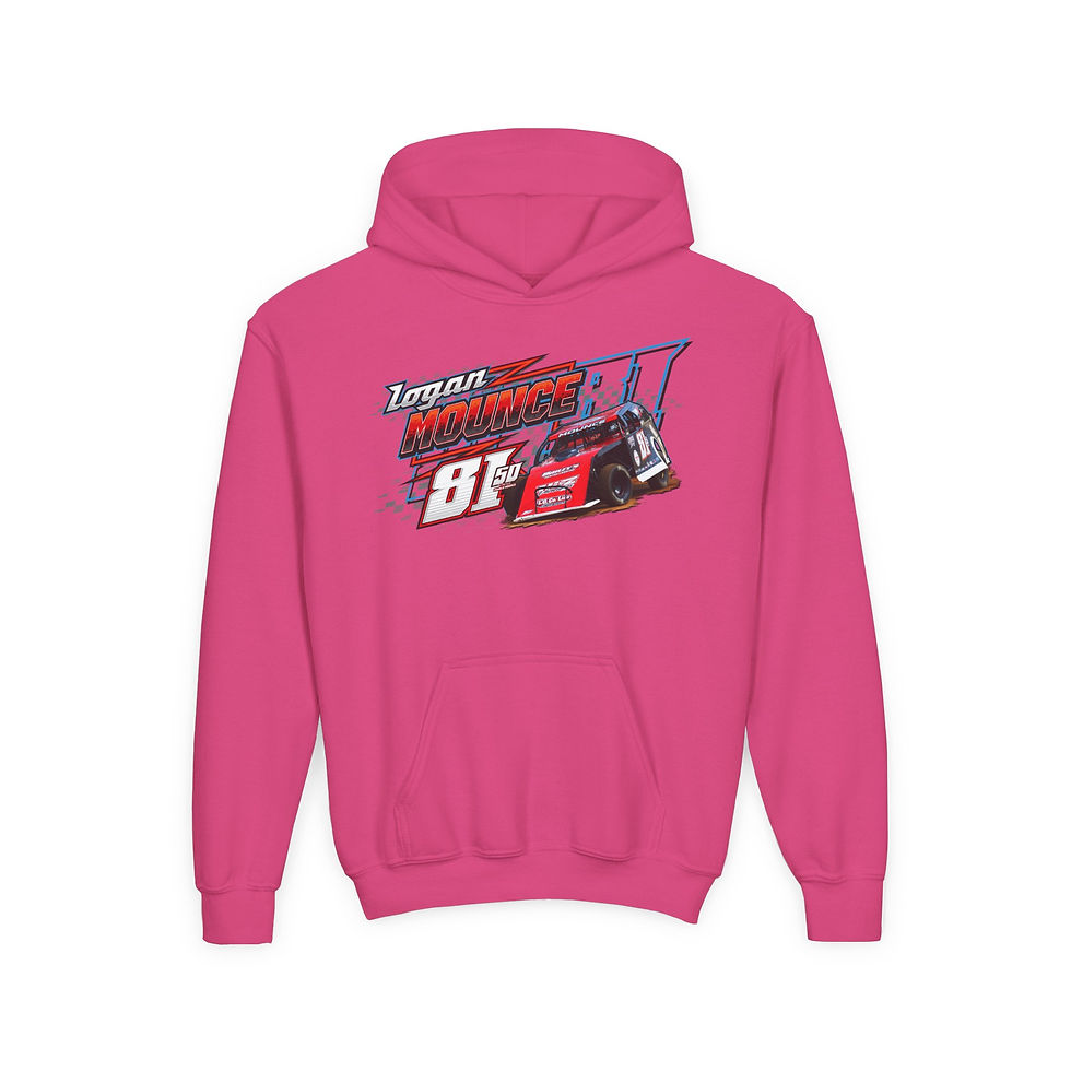 Thumbnail: Logan Mounce 2025 car design Youth size hoodie