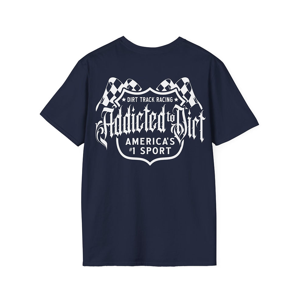 Thumbnail: "Addicted to Dirt Shield" T-shirt.