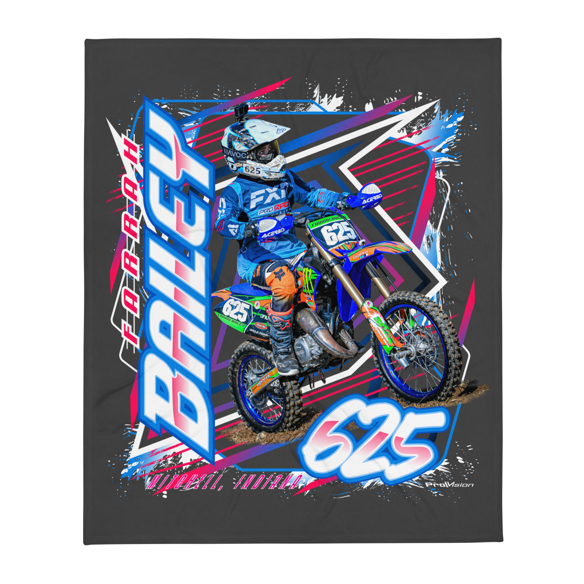 Farrah Bailey '26 Throw Blanket