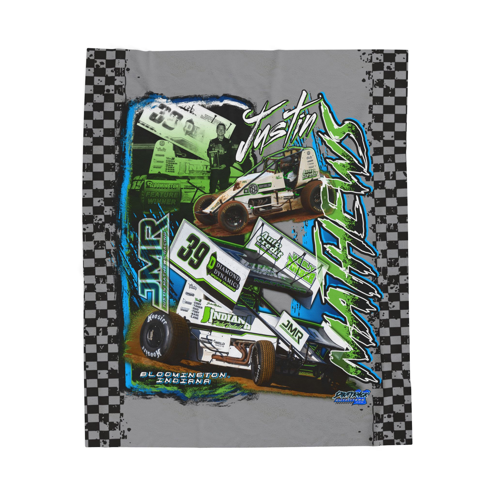 JMR car design Velveteen Plush Blanket