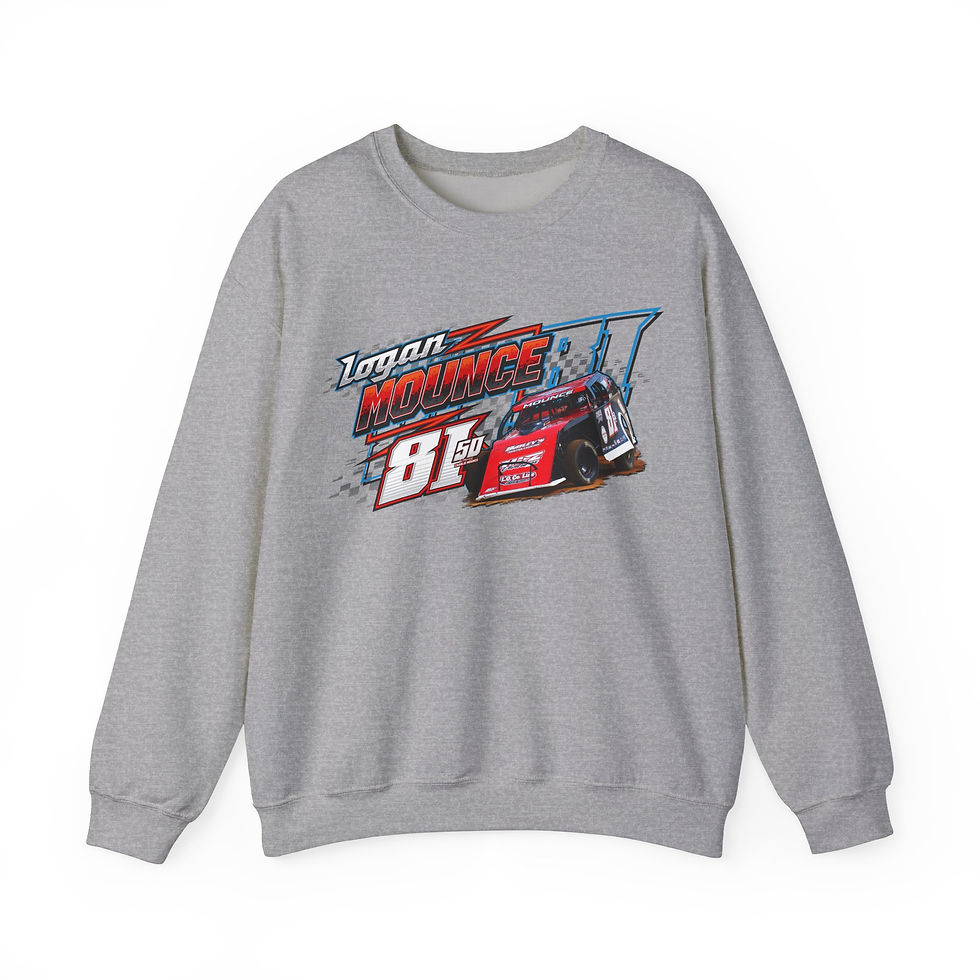 Thumbnail: Logan Mounce 2025 car design Crewneck Sweatshirt