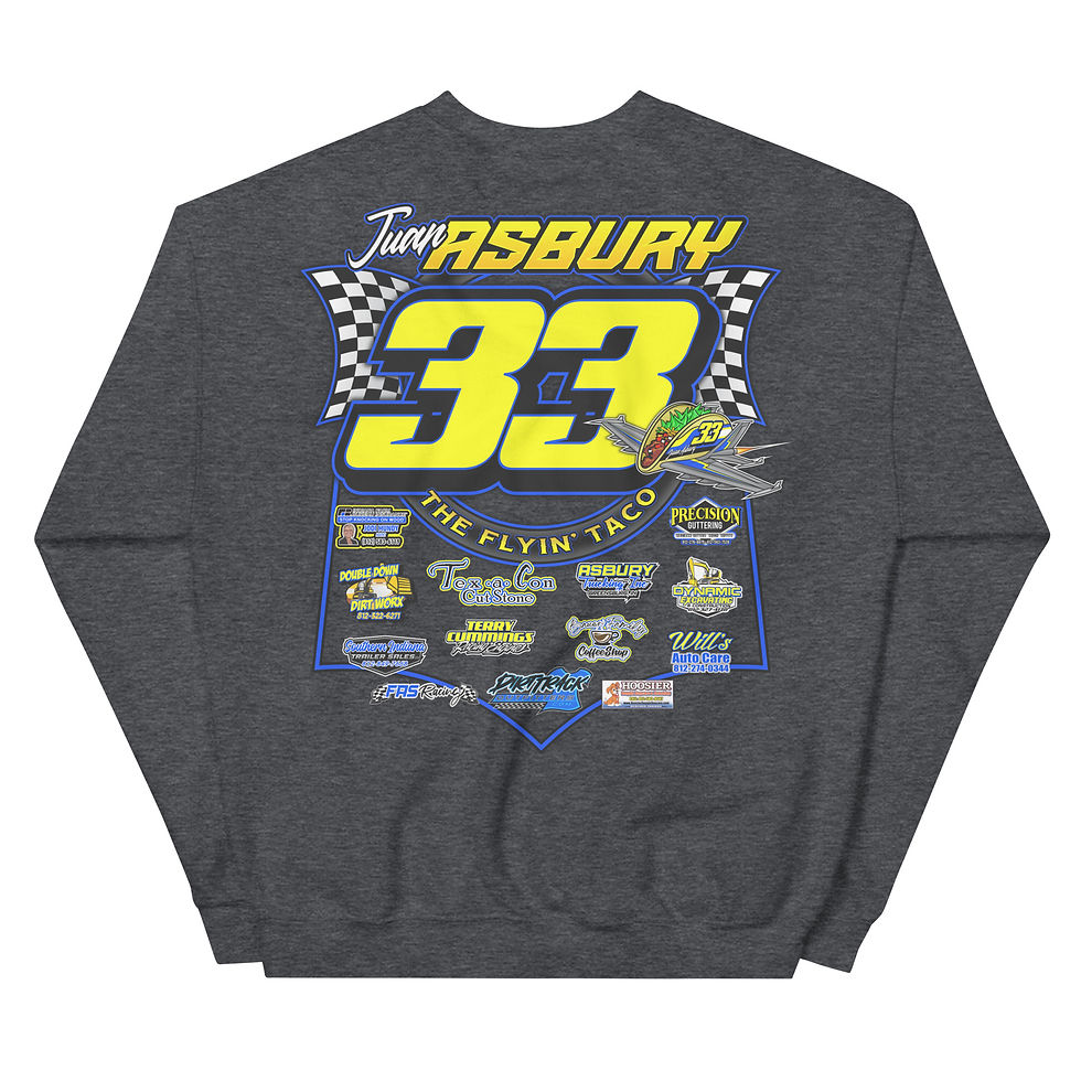 Thumbnail: Juan Asbury "The Flyin' Taco" Crew Neck Sweatshirt